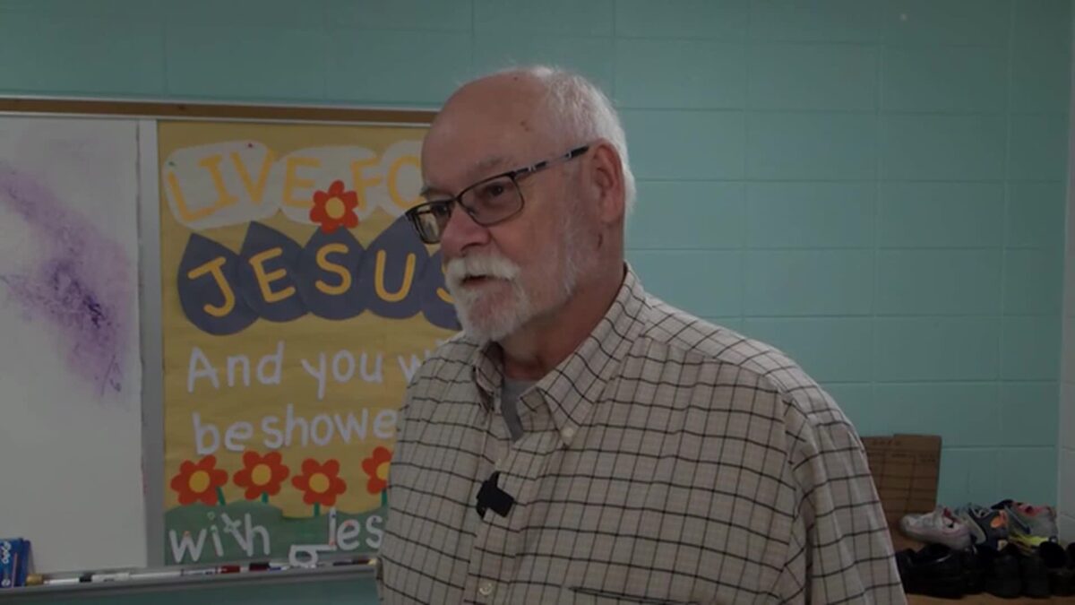 Richard Zidich first launched a shoe drive through Sparta United Methodist Church