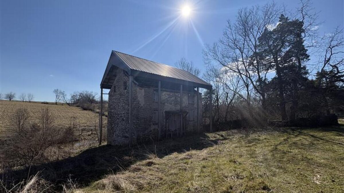 The last-standing structure of the Choctaw Academy — the nation's first federally controlled Native American boarding school — sits on farmland in Georgetown