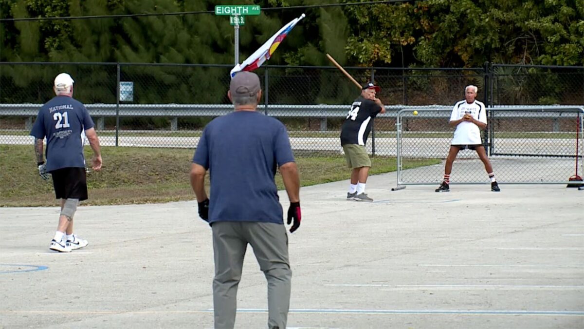 A group of seniors in Wellington is keeping a classic New York street game alive
