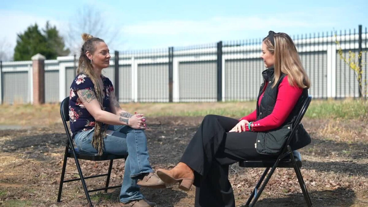 Danielle Brown (left) spent three days in jail after a Caroline County deputy mistook her for a wanted fugitive who previously used her name as an alias
