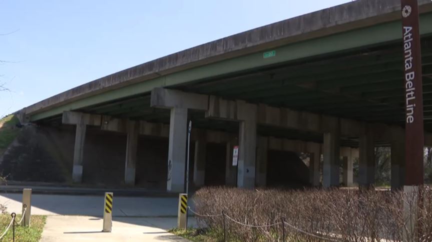 What started as a routine walk on Monday along one of Atlanta's busiest trails quickly turned into something out of a movie.