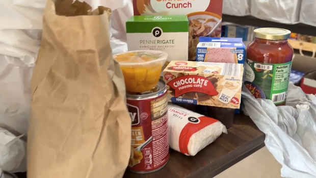 Walking out to your front porch could mean a bag of food for someone in need.