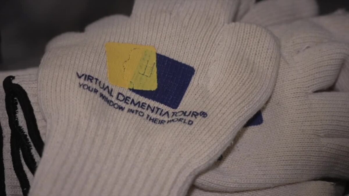 Commonwealth Senior Living uses the simulator to give participants an immersive experience of the challenges their loved ones face daily.