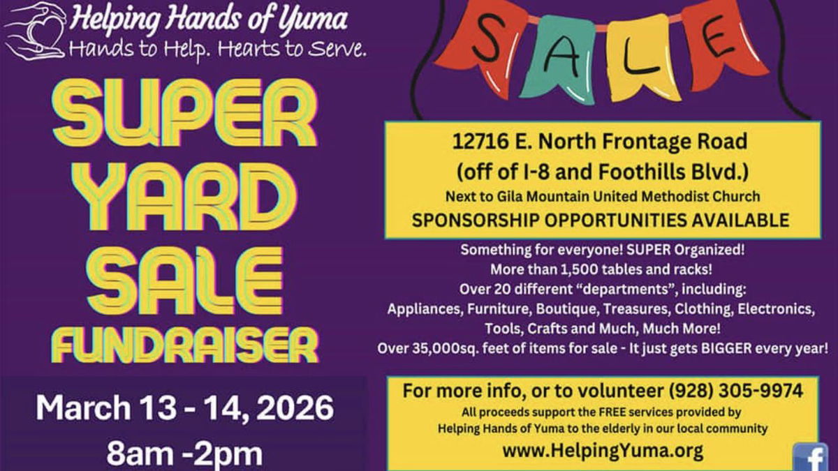 Helping Hands of Yuma hosts Super Yard Sale Fundraiser