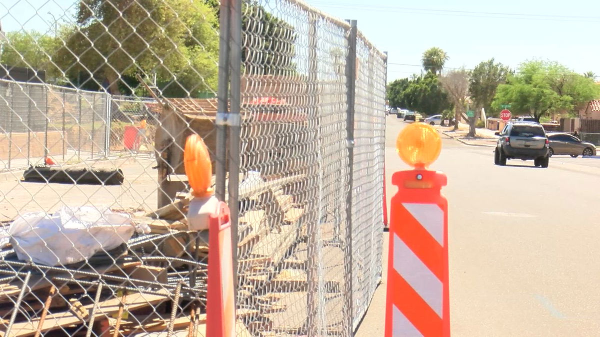 Crews for the City of Yuma begin road work