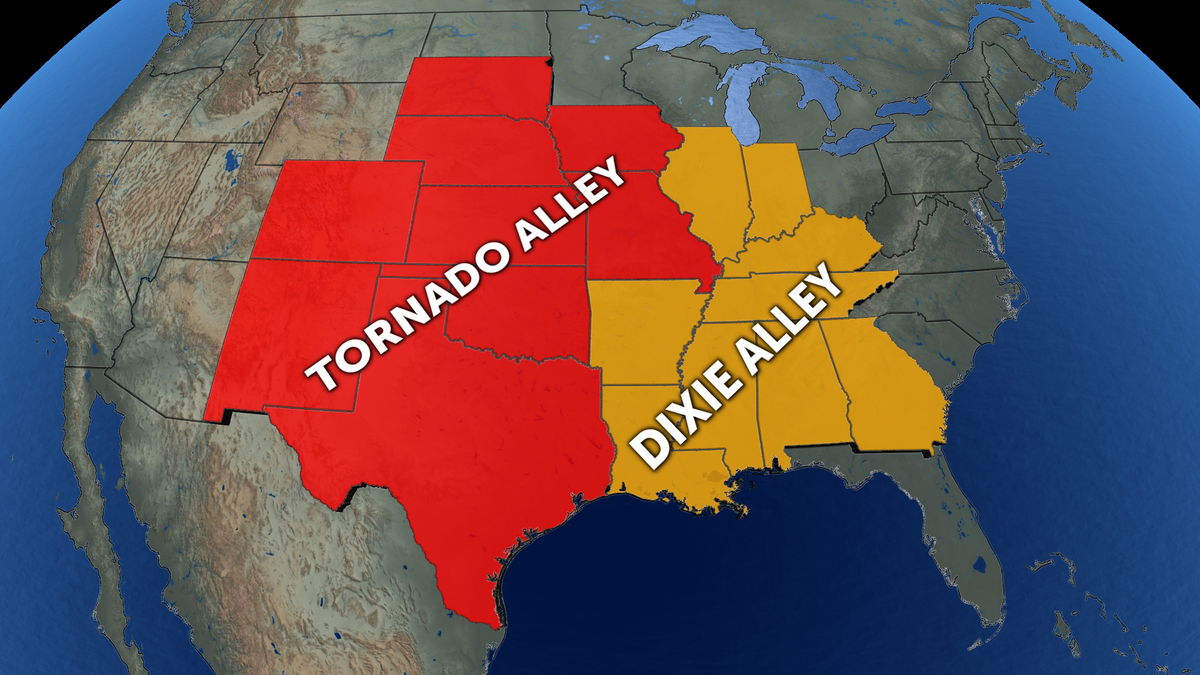 Tornado Alley expands eastward