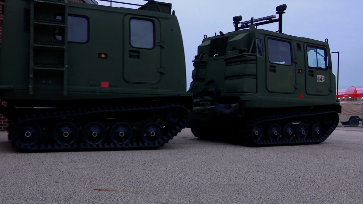 The Minnesota National Guard is on standby in various spots in southern Minnesota ahead of snowstorms.