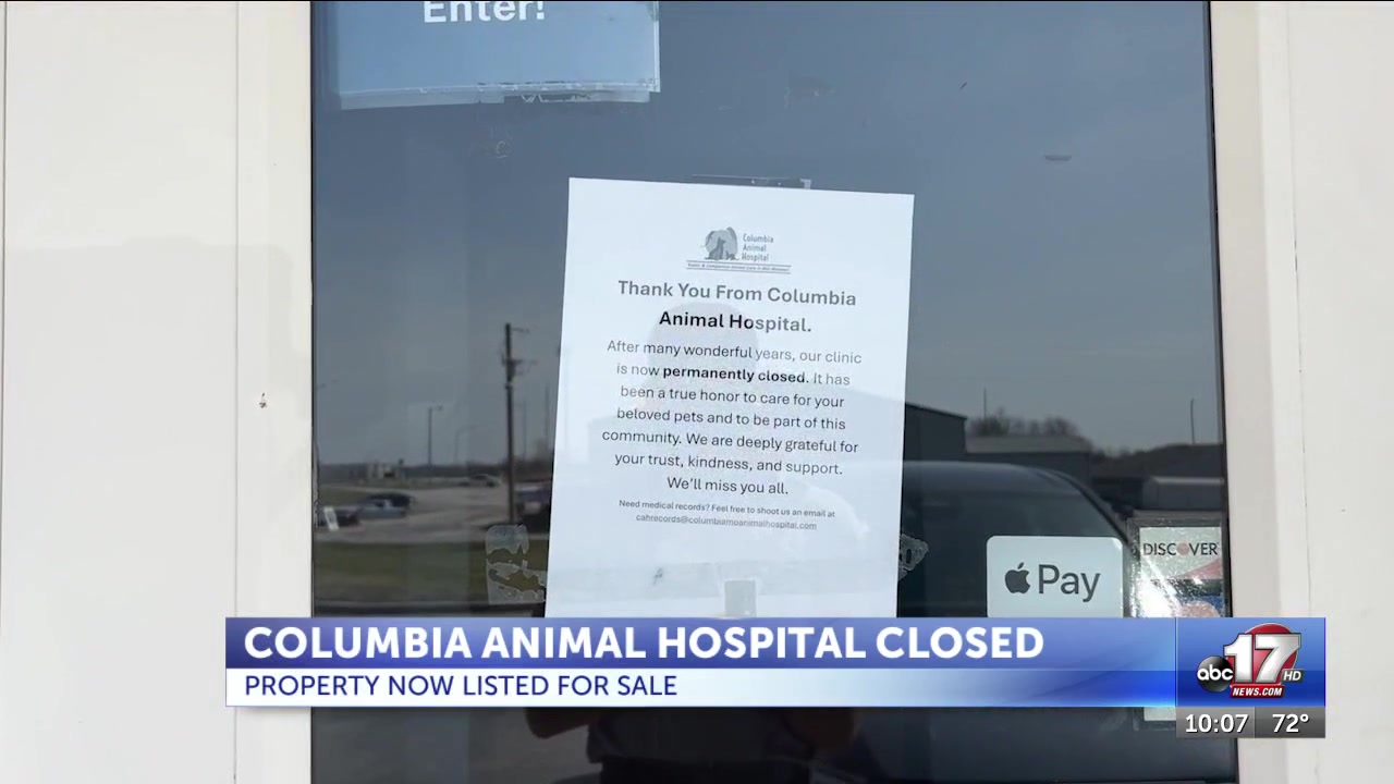 Columbia Animal Hospital permanently shuts down