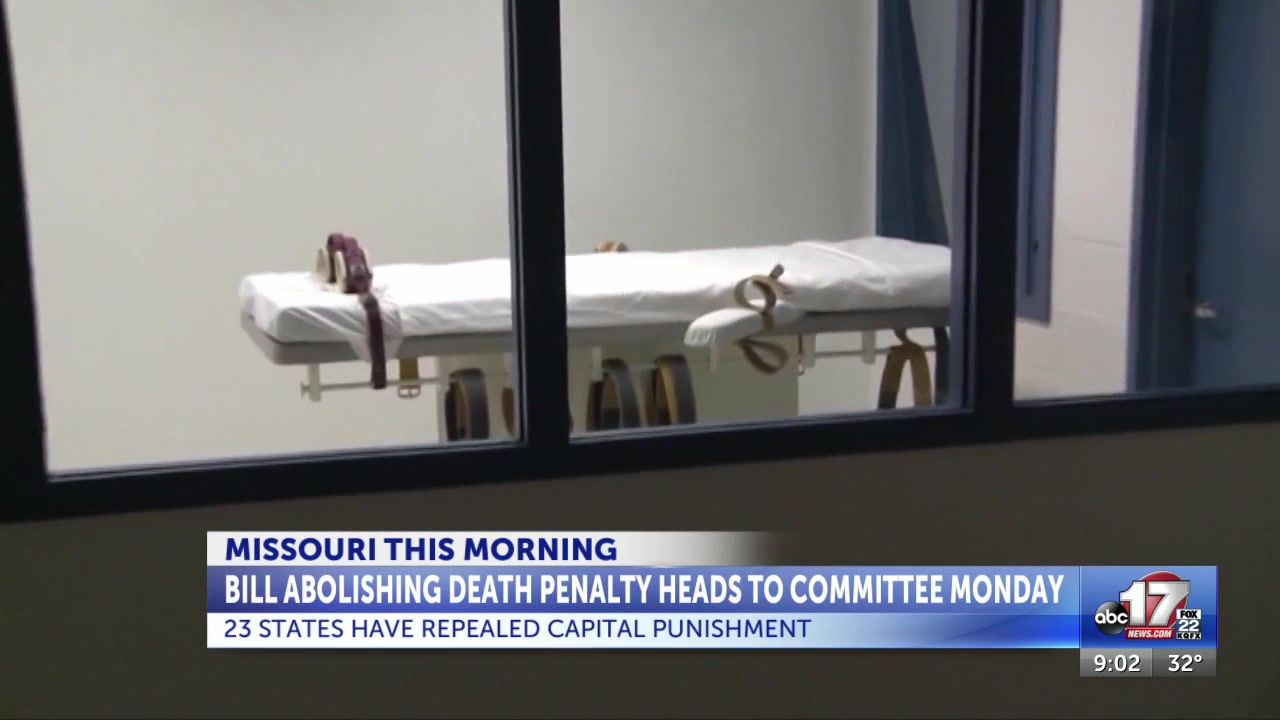 House Committee to hear bill abolishing death penalty in Missouri