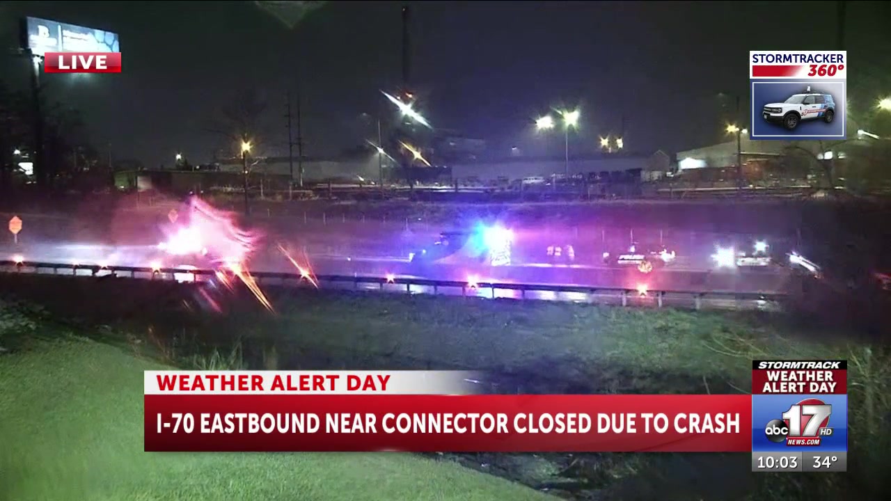 Woman on foot dies in crash that closed part of Interstate 70 in Columbia