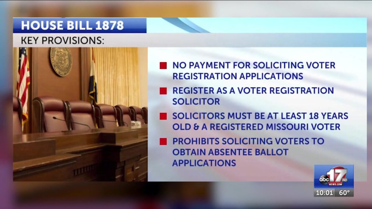 Missouri Supreme Court strikes down law restricting voter registration efforts