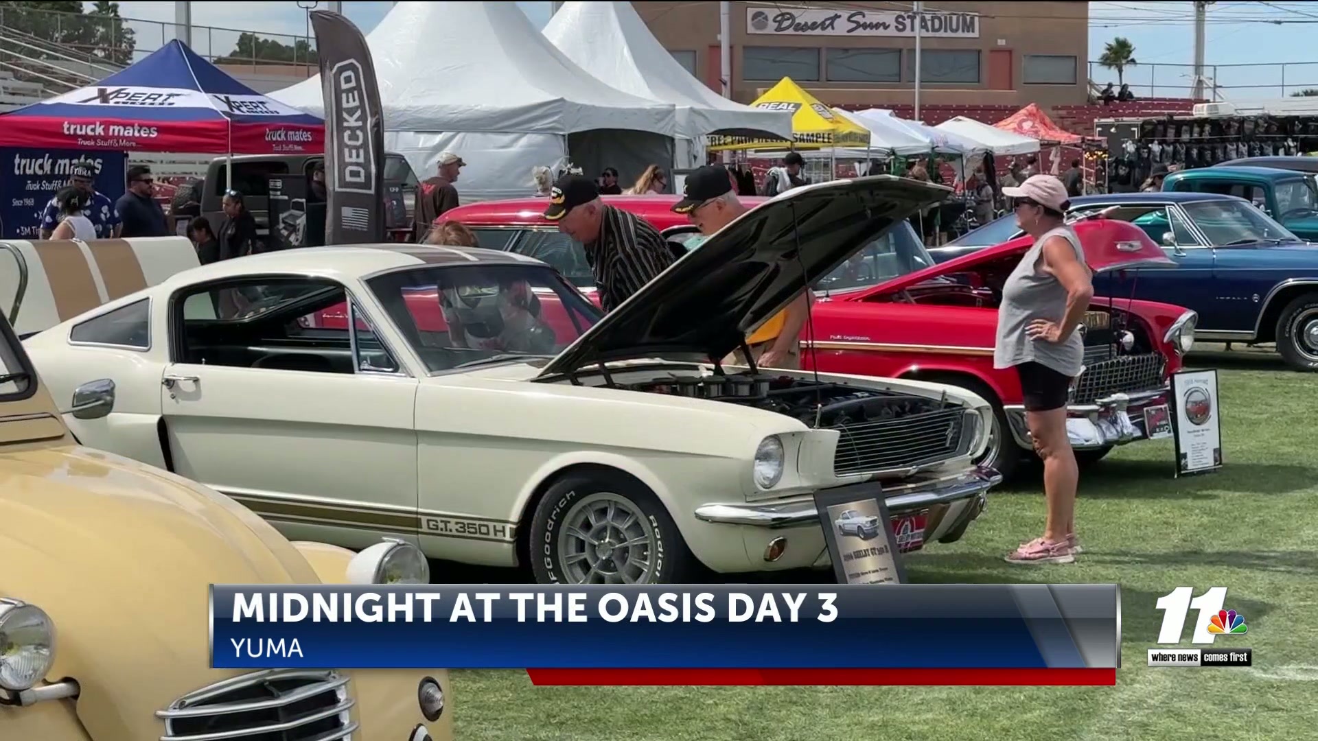Locals attend day three of 33rd Annual Midnight at the Oasis