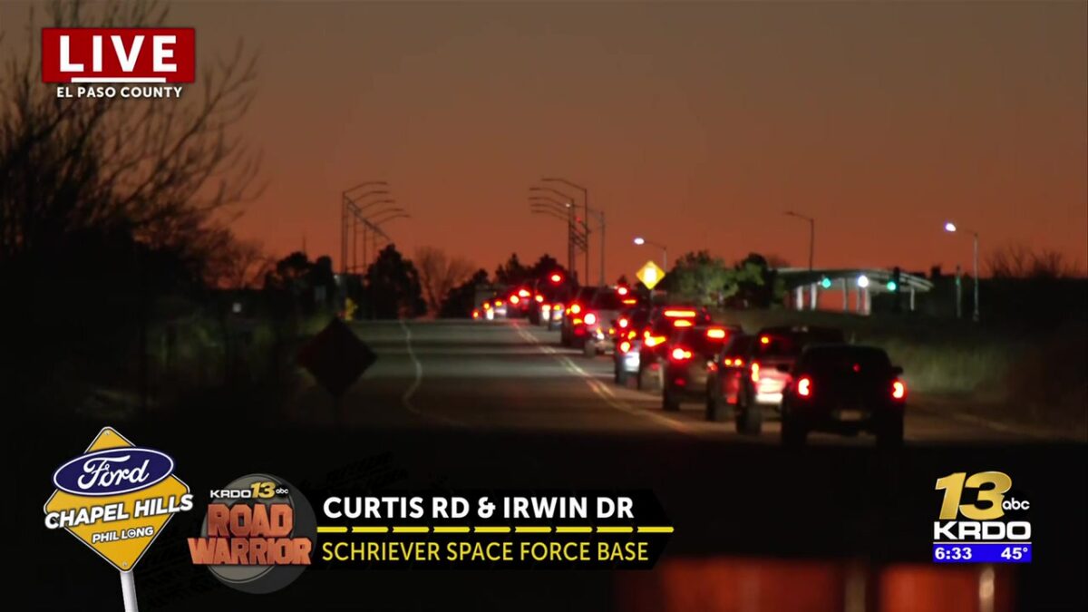 Construction at Schriever SFB to cause significant traffic impacts through spring