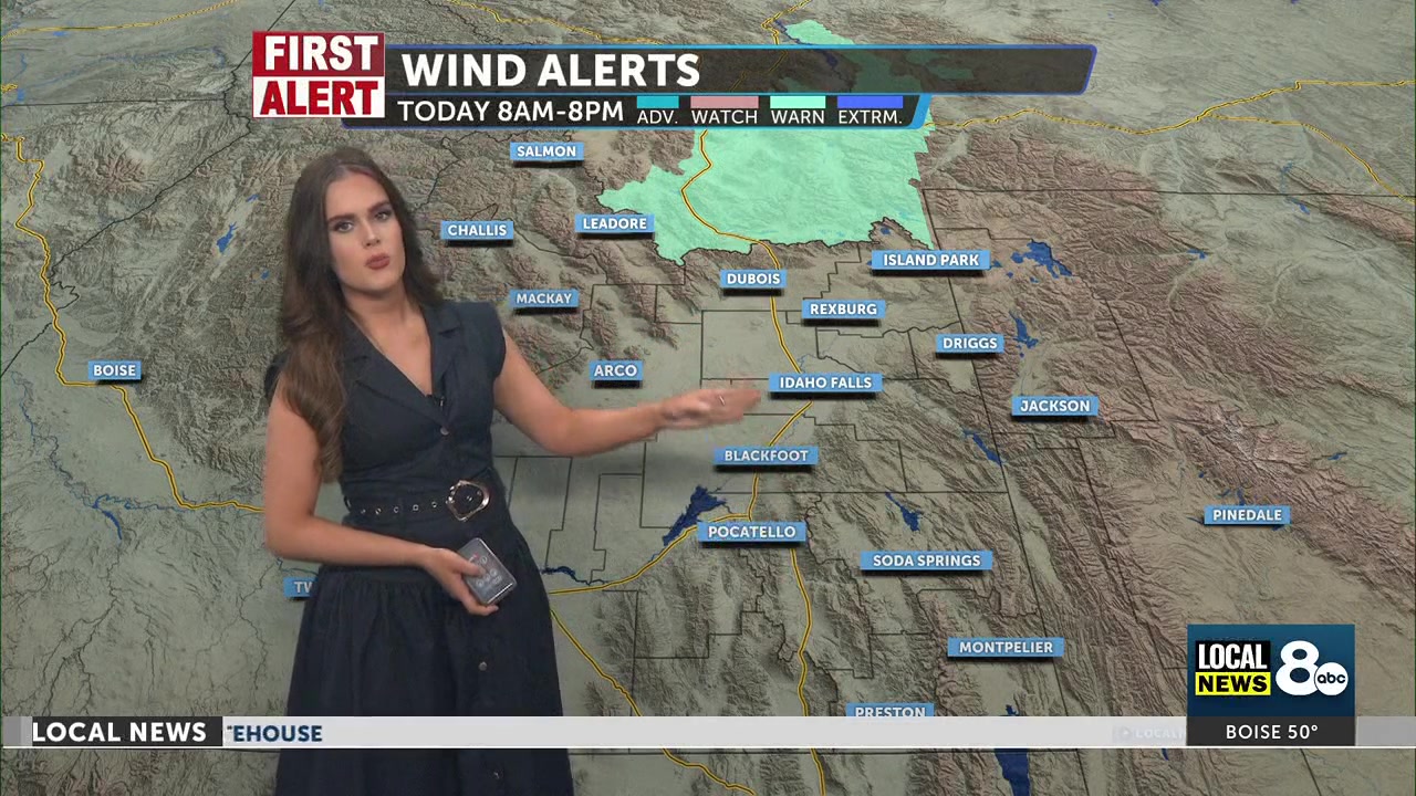 Record high temperatures for Tuesday and Wednesday as winds pick up