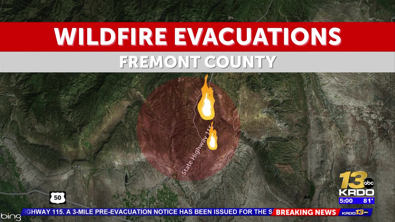 Evacuations ordered for ’24 Fire’ in Fremont County
