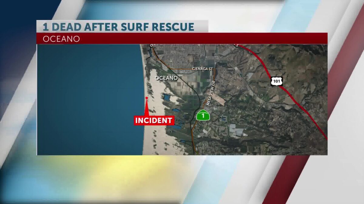 One dead after attempted surf rescue at Oceano Dunes