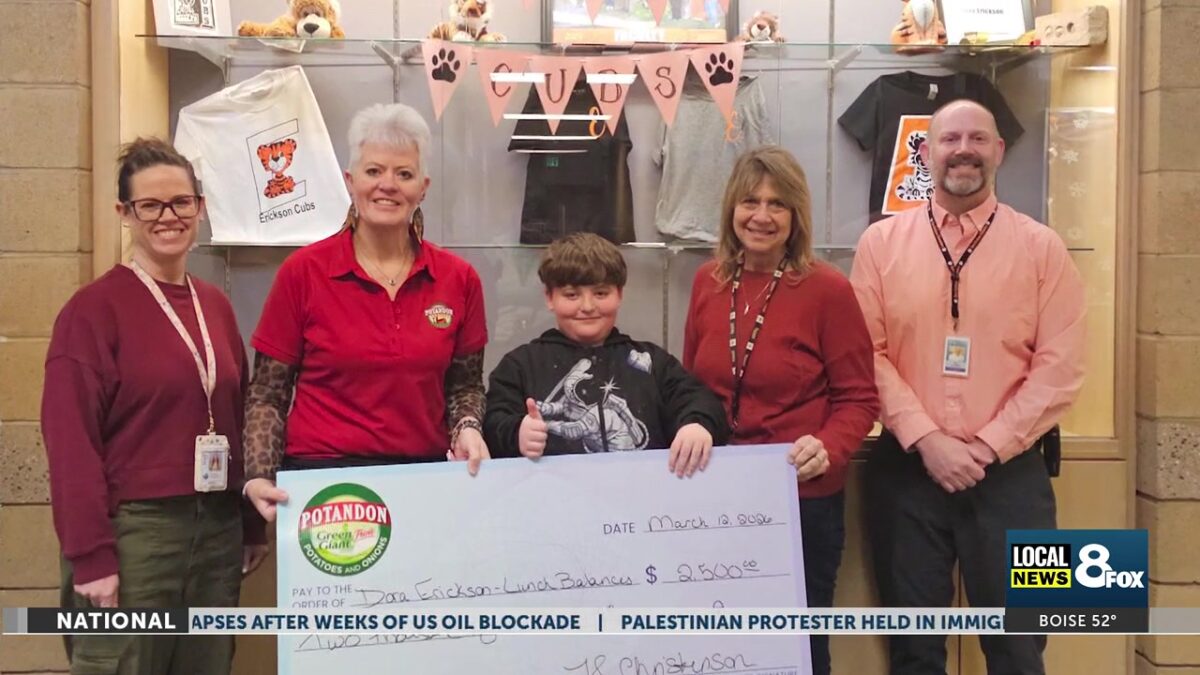 Serving up school lunch success: Potandon Produce pays it forward at Dora Erickson Elementary