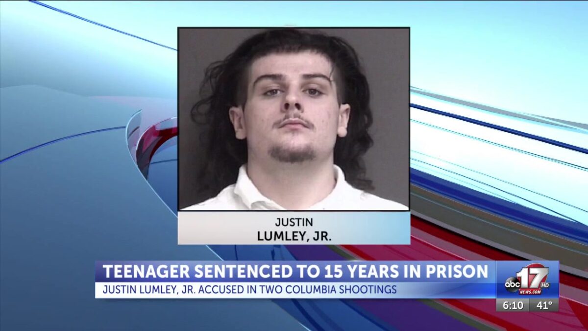 Columbia teen gets 15 years for shootings