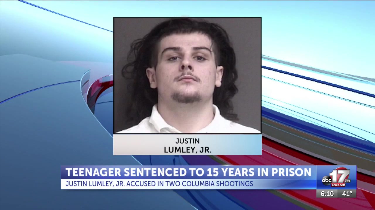 Columbia teen gets 15 years for shootings