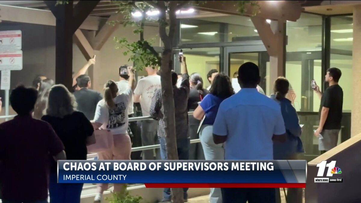 Chaos erupts during Imperial County Board of Supervisors meeting over data center