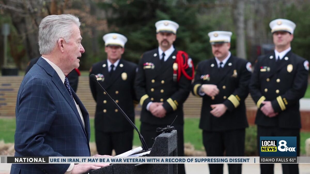 Gov. Little honors fallen Idaho firefighters and police
