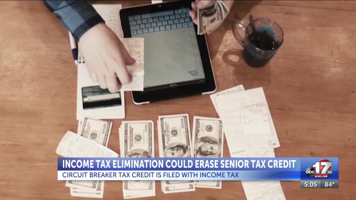 Eliminating the state income tax could also do away with ‘circuit breaker’ for elderly