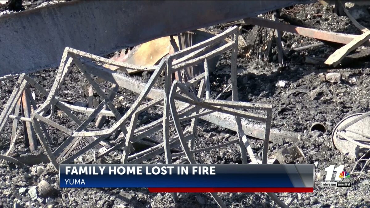 Family in Winterhaven loses everything in house fire
