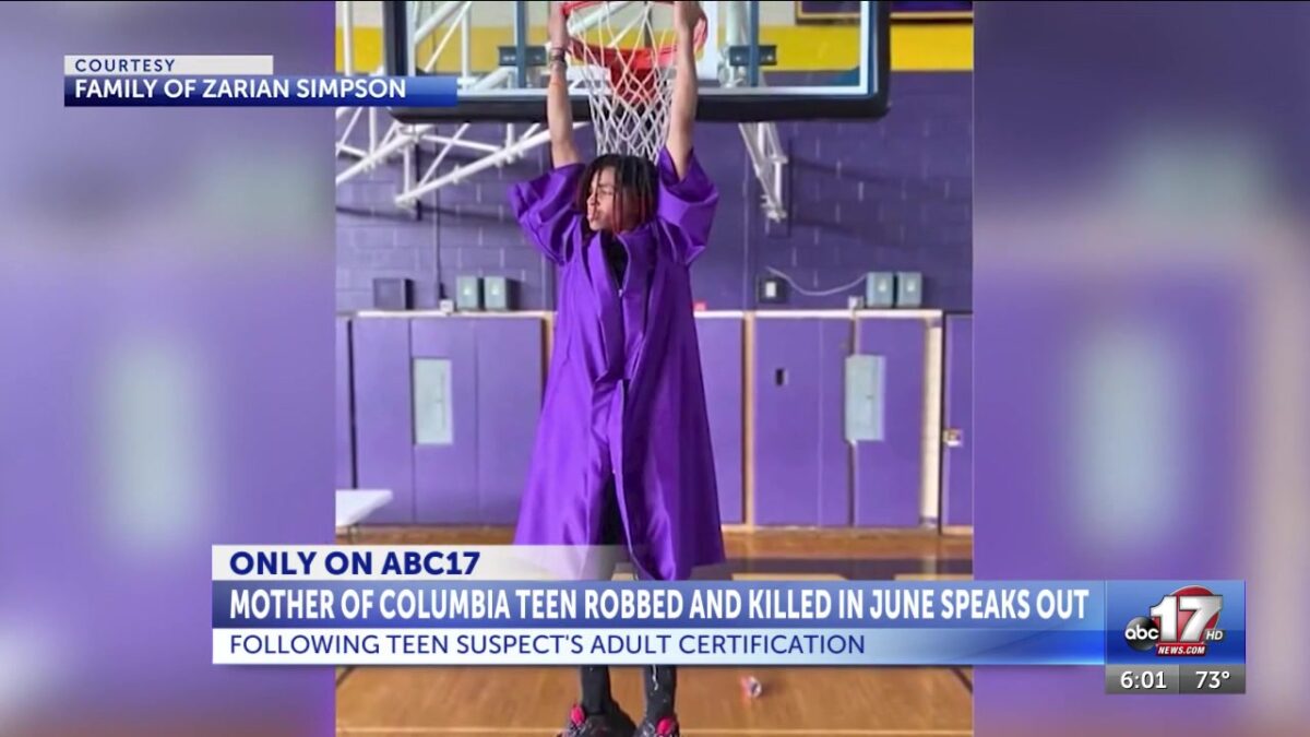 Mother of Columbia teen robbed and killed in June speaks out after teen suspect pleads not guilty following adult certification