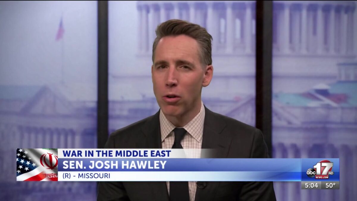 Sen. Josh Hawley opposes congressional approval for Iran attacks