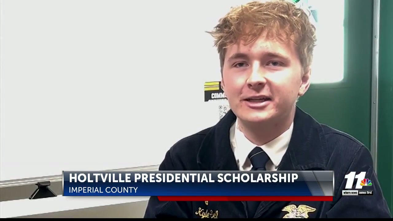 Holtville High student recognized for achievements in academics and agriculture