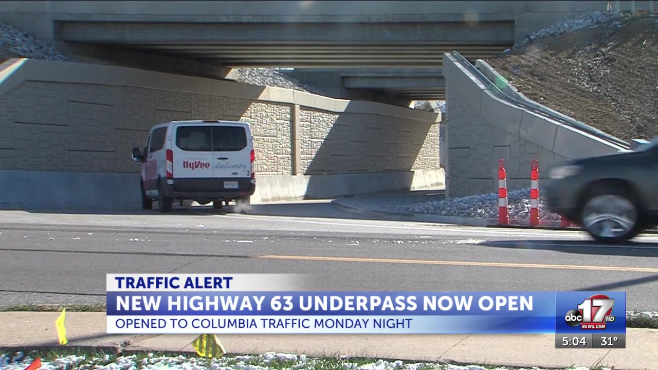 Highway 63 underpass opens in Columbia