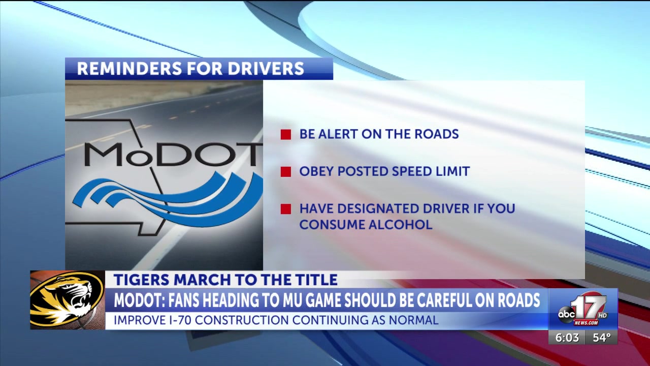 Mizzou fans advised to stay safe on roads ahead of NCAA Tournament game