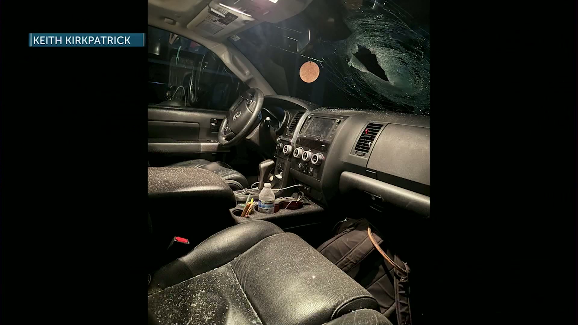 ‘It could have killed me’: Third recent local rock-throwing incident smashes driver’s windshield