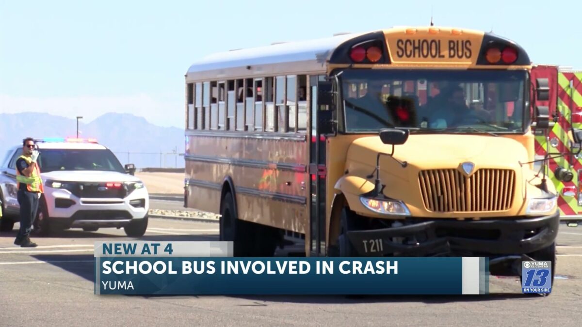 School bus crashes into vehicle on Pacific Avenue
