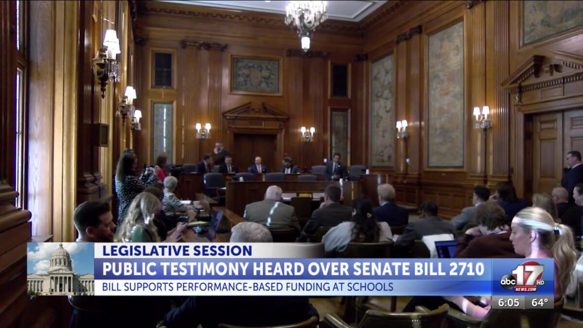 Senate Education Committee review bathroom and performance-based bills