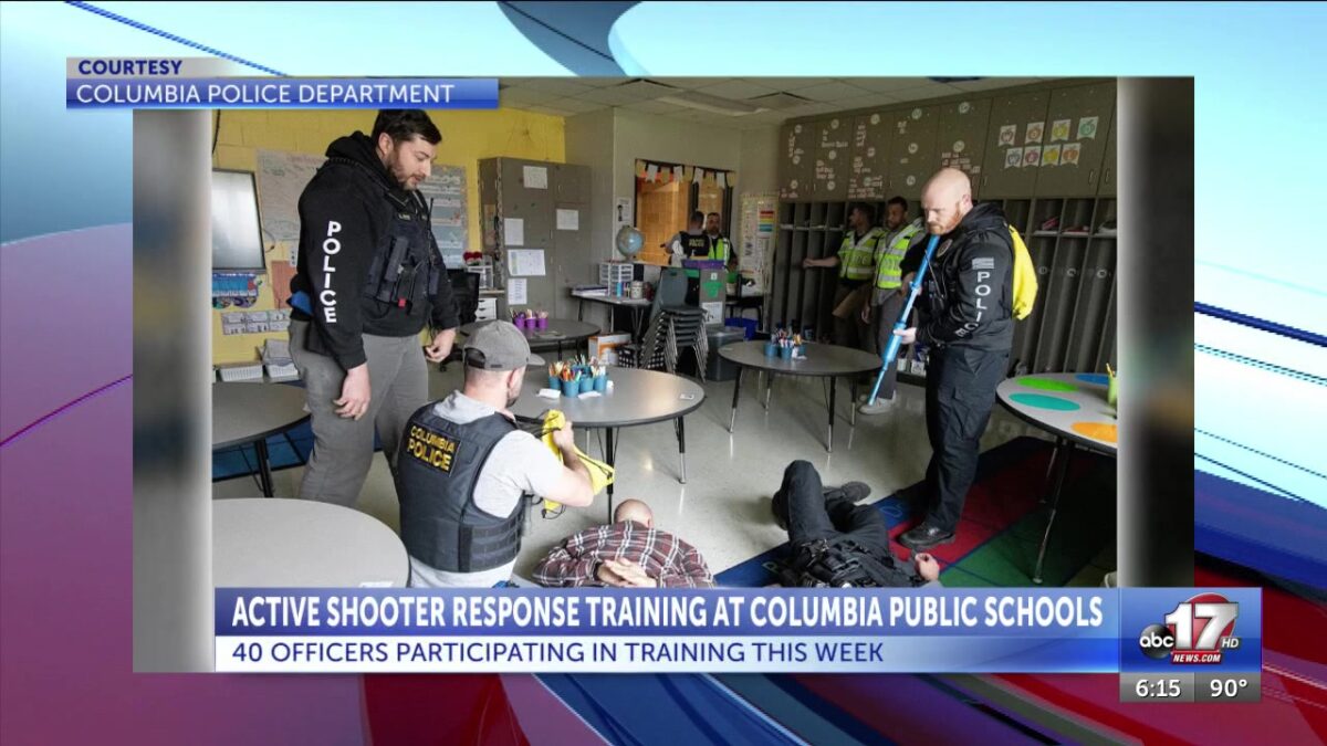 Columbia police hold active-shooter response training while schools are on spring break