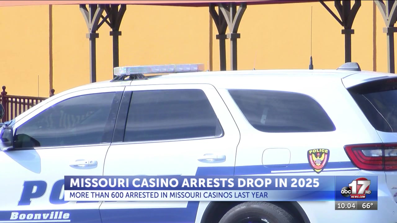 Missouri Gaming Division sees downward trend for arrests at Missouri casinos