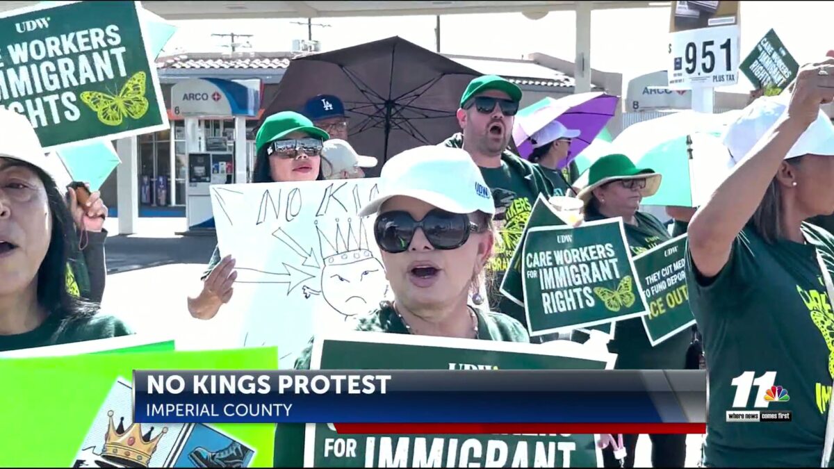 El Centro joins “No Kings” protests