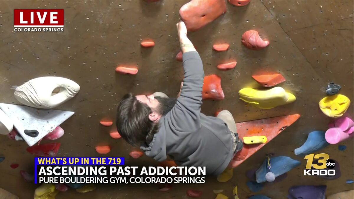 Bouldering community provides outlet for people struggling with addiction
