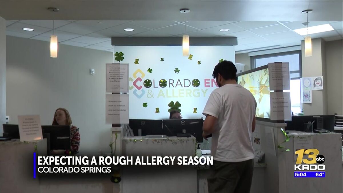 Colorado Springs ranks as the top 15 allergy capital in the U.S.
