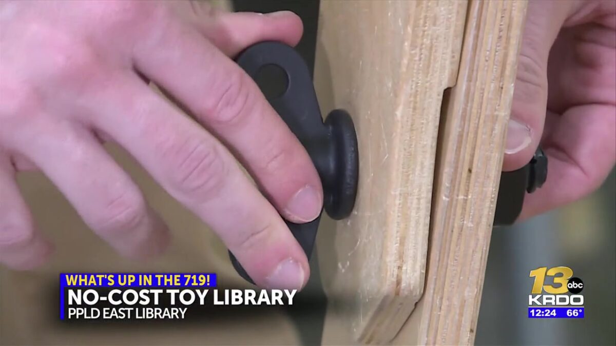 Pikes Peak Library District uses no cost toys in “Toy Library” for childhood development