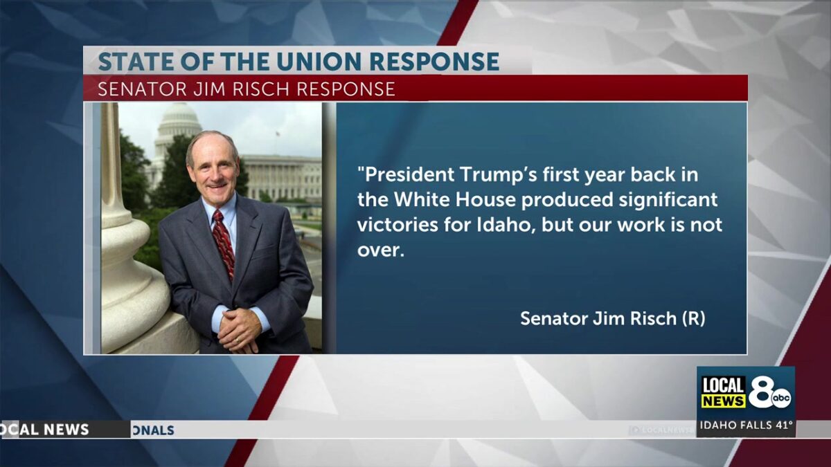 Republican Leaders from Idaho and Wyoming praise Trump’s State Of The Union