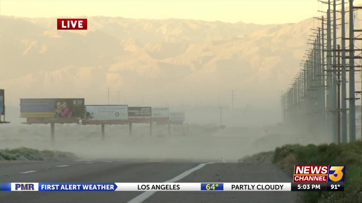 All Palm Springs roadways through the wash are now open