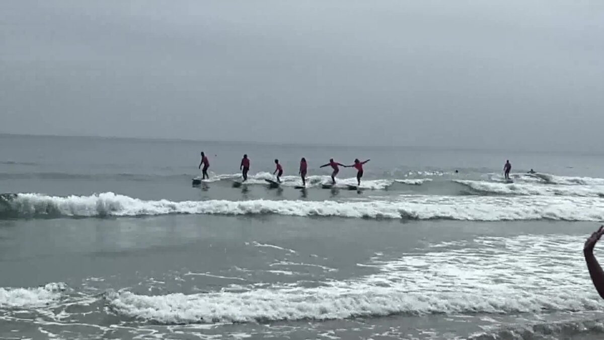 Rincon Invitational Surfers Share Waves