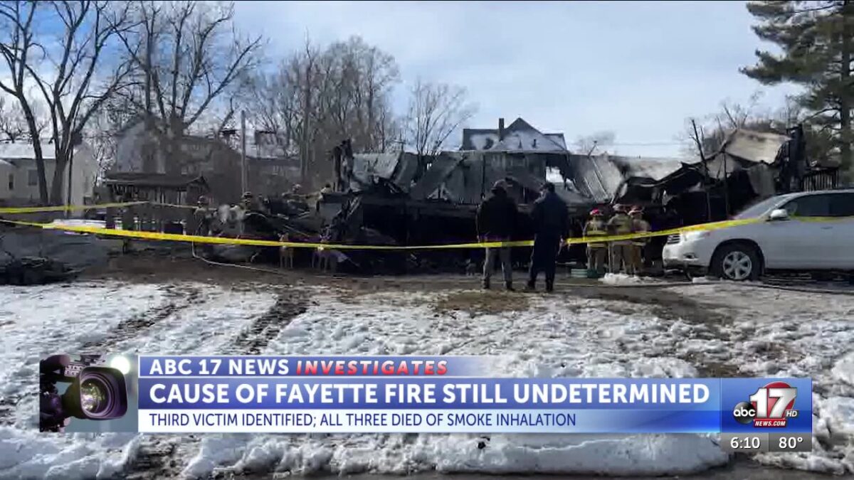 Third victim identified in January fire at Fayette assisted care home