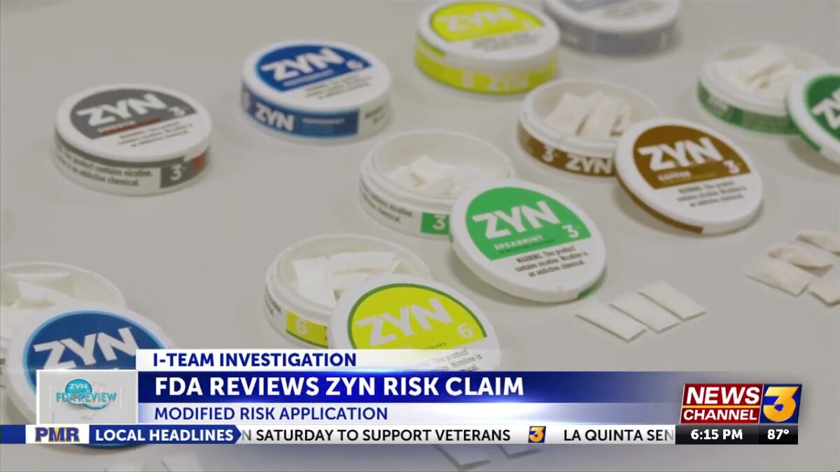 I-Team: FDA reviews Zyn risk claim