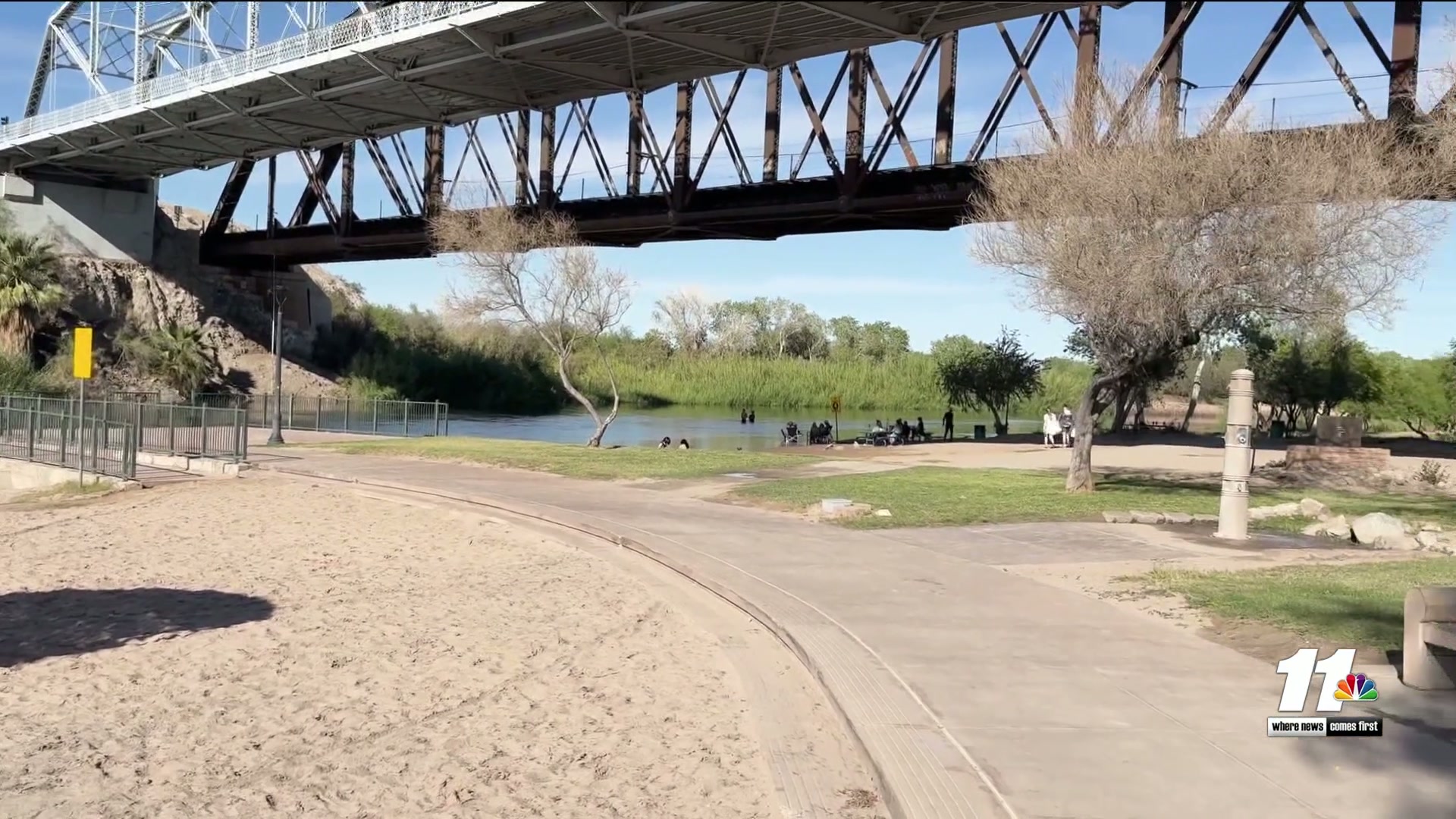 Locals react to early year heat wave