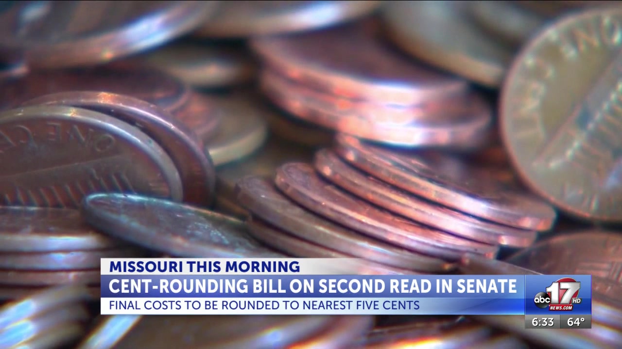 Cent-rounding bill up for second read in Missouri Senate