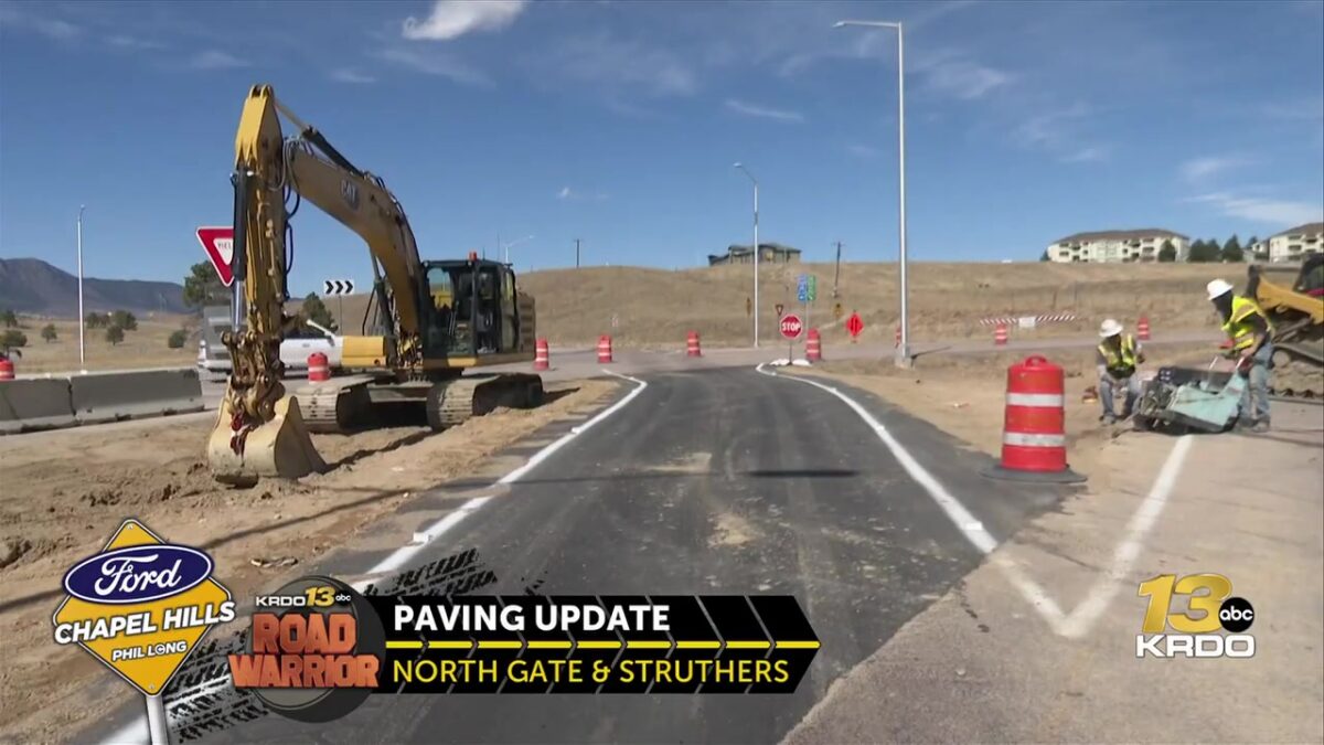 Drainage project prior to street repaving in north Colorado Springs reaches midway point; traffic impacts begin