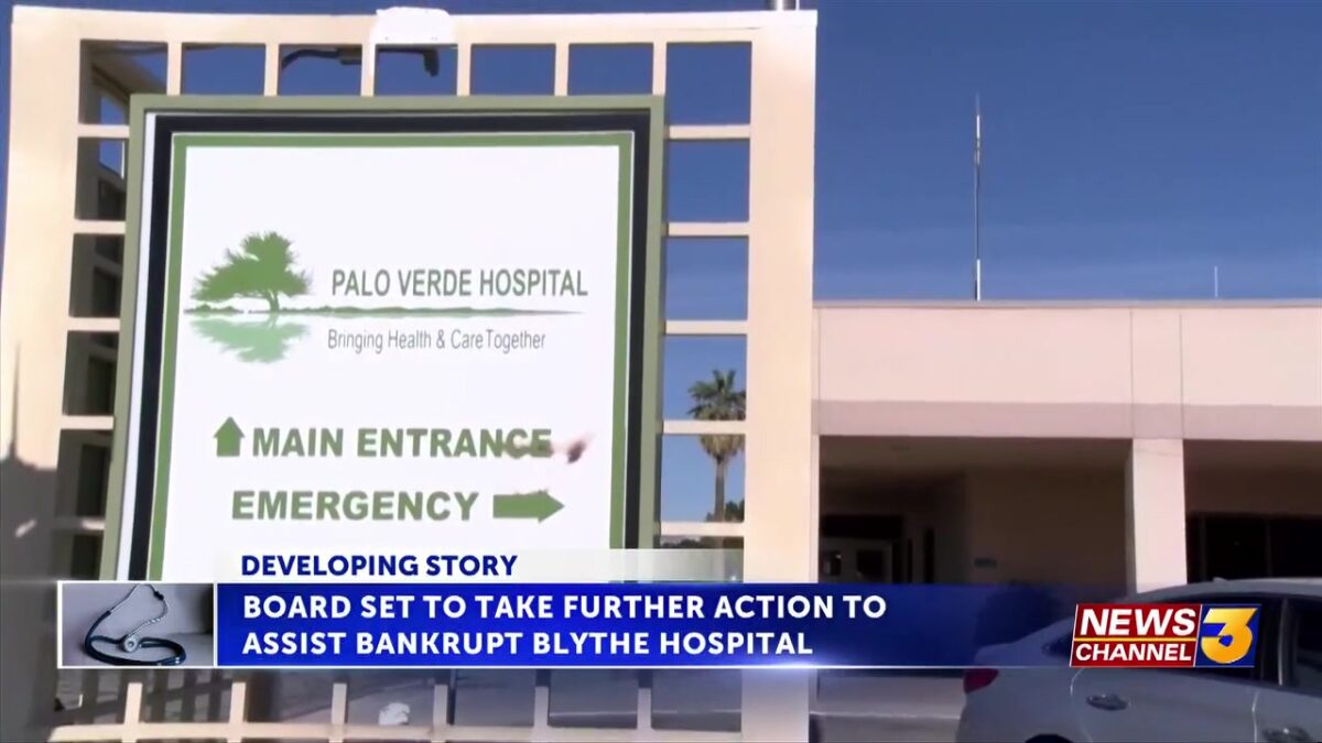 Board set to take further action to assist bankrupt Blythe hospital